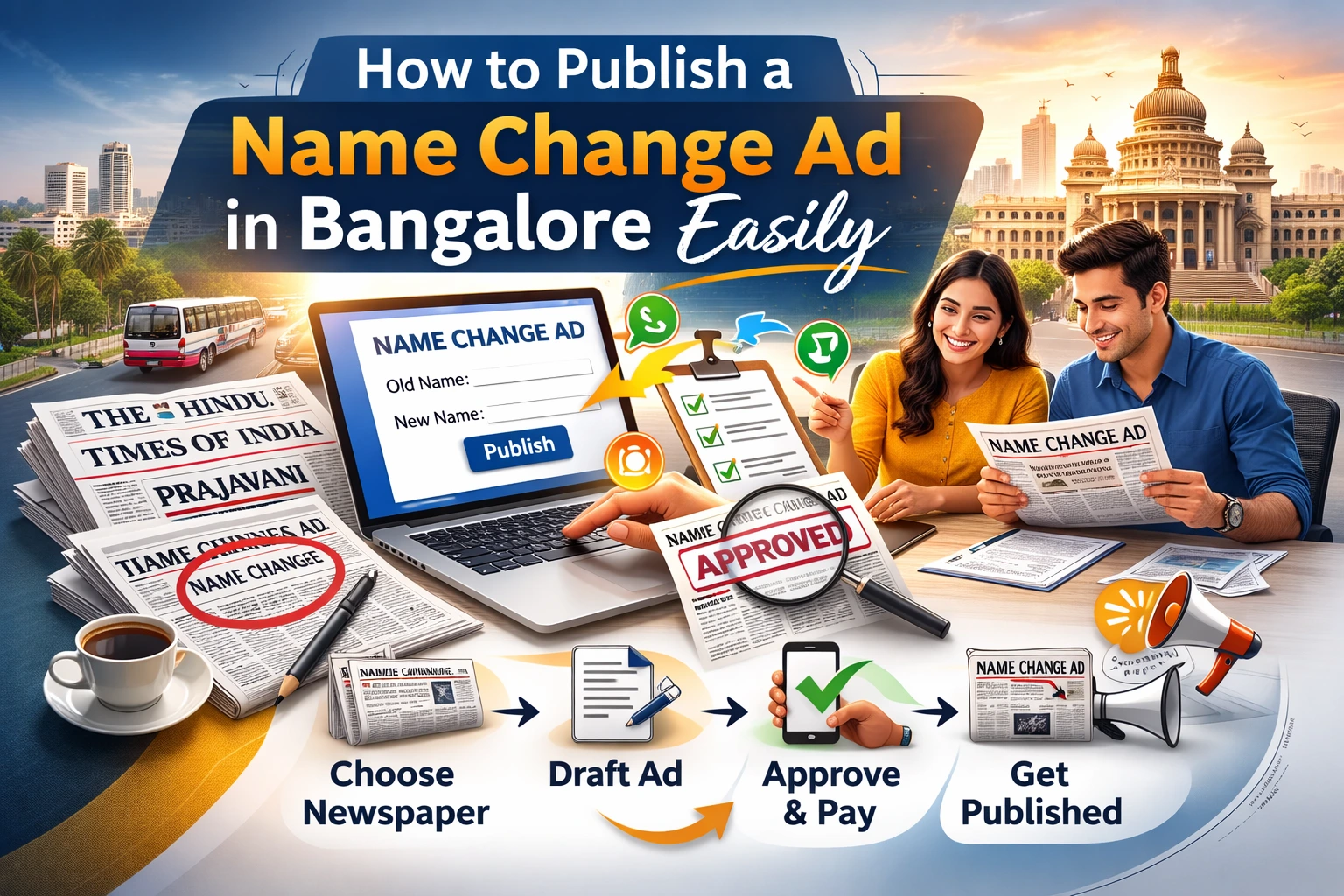 How to Publish a Name Change Ad in Bangalore Easily