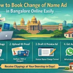 How to Book Change of Name Ad in Bangalore Online Easily
