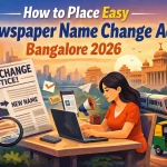 How to Place Easy Newspaper Name Change Ad Bangalore 2026