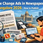Name Change Ads in Newspaper Bangalore 2026 | How to Publish