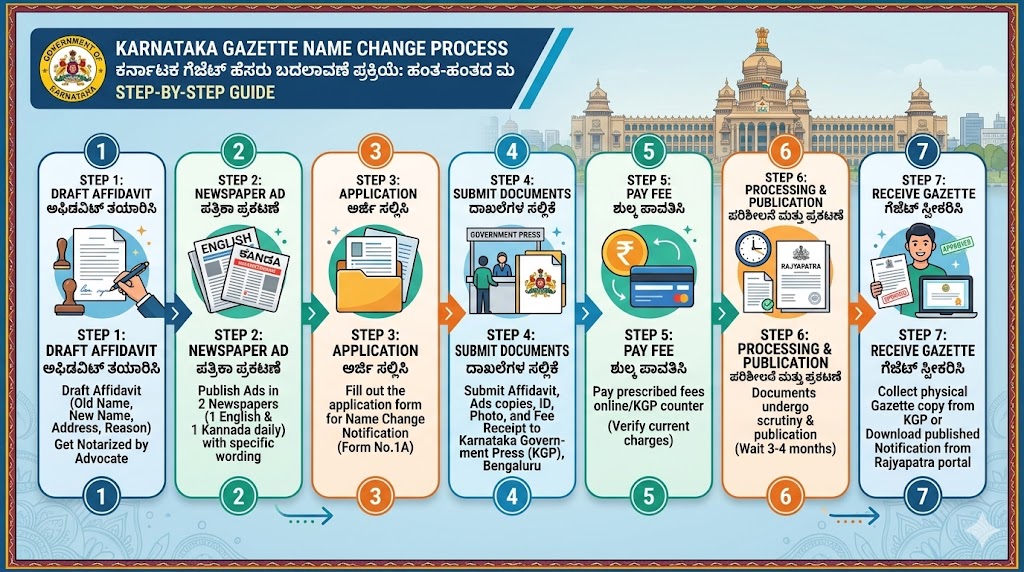 Karnataka Gazette Name Change Process: Step-by-Step Guide