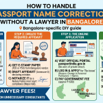 How to Handle Passport Name Correction Without a Lawyer in Bangalore