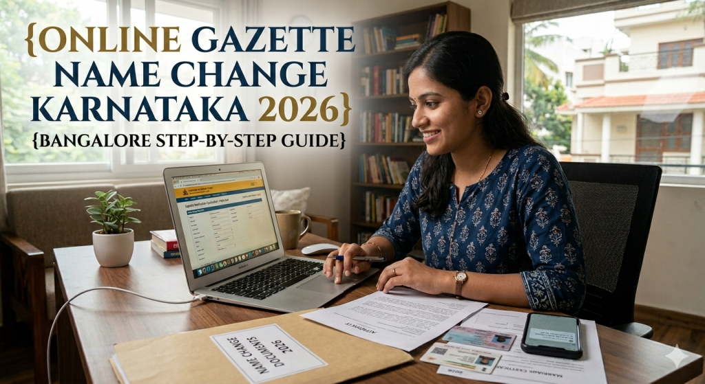 Karnataka Gazette Name Change Online Guide Bangalore-2026