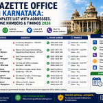 Gazette Office in Karnataka