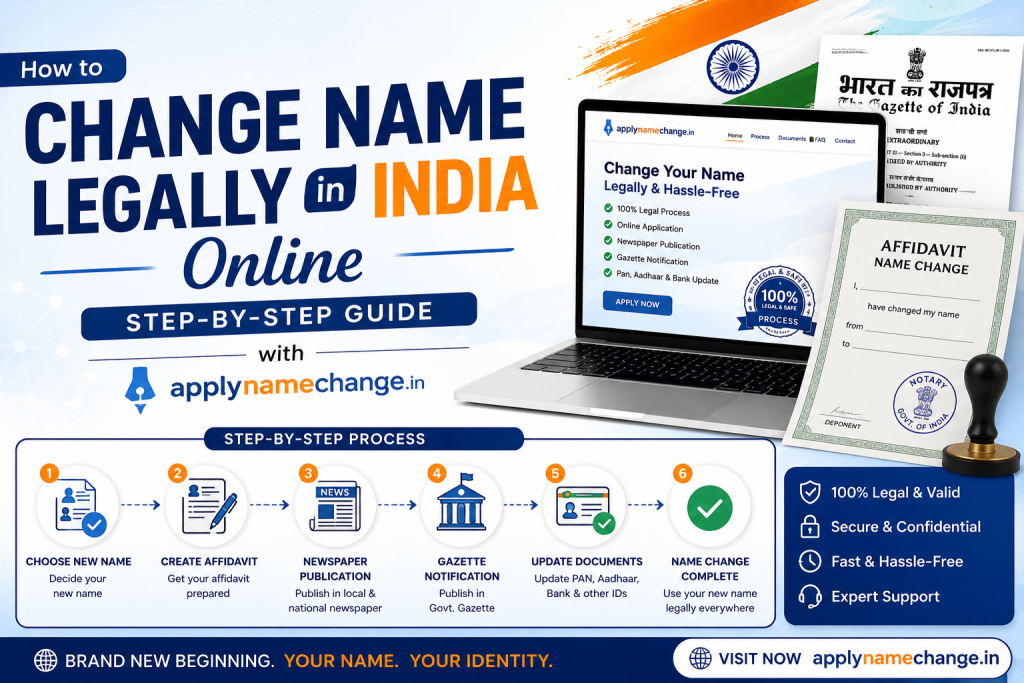 How To Change Name Legally In India