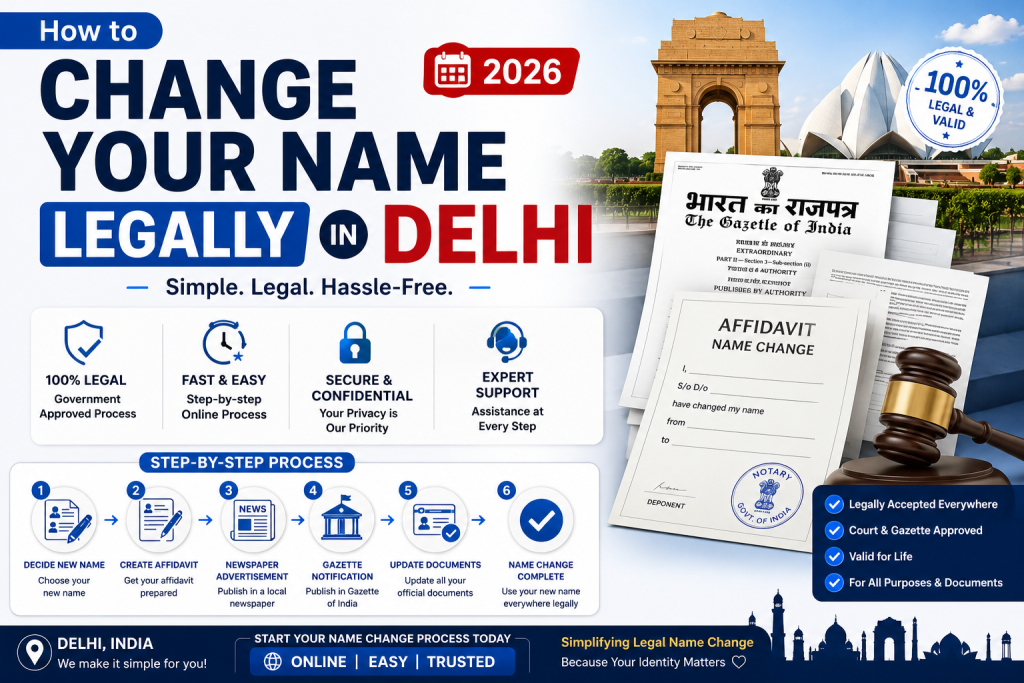 How To Change Name Legally In India