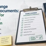 Name Change Gazette Documents: Checklist for Error-Free Application
