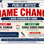 Name Change Advertisement in Newspaper 2026 Guide