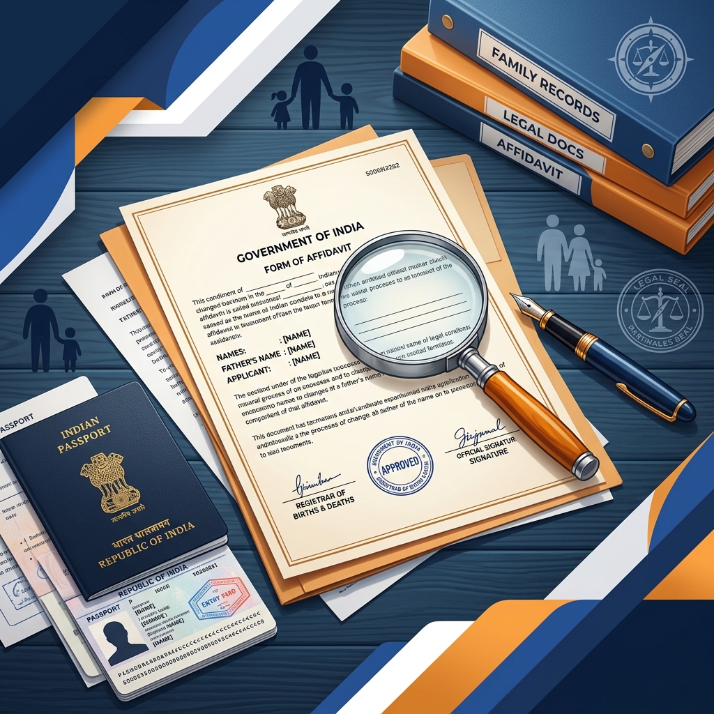 How to Change Father Name Legally in India