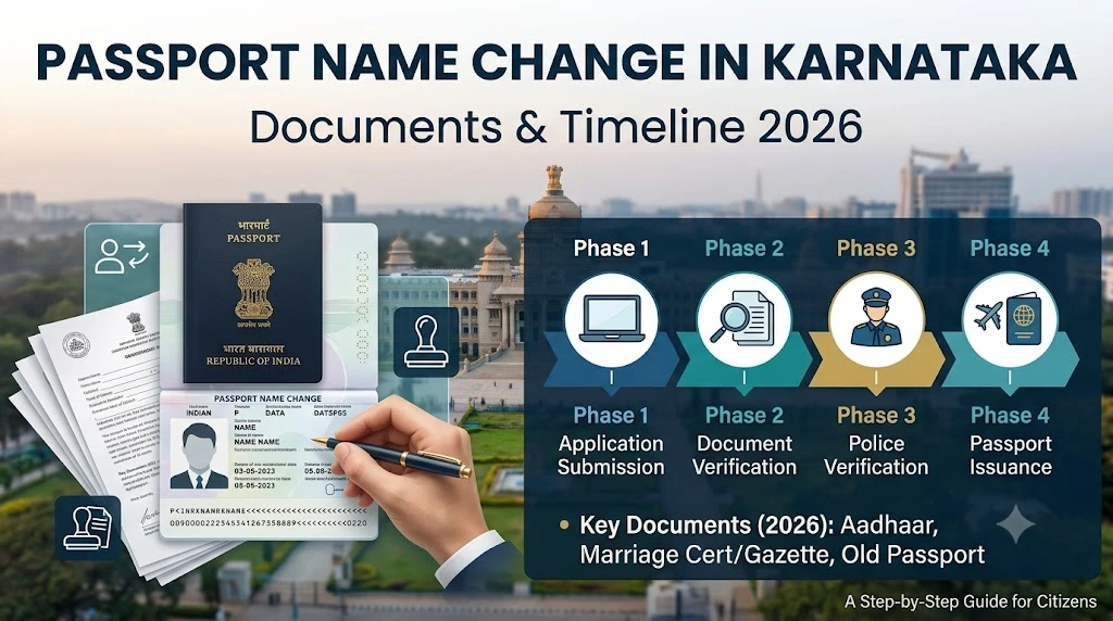 Passport Name Change in Karnataka – Documents & Timeline 2026