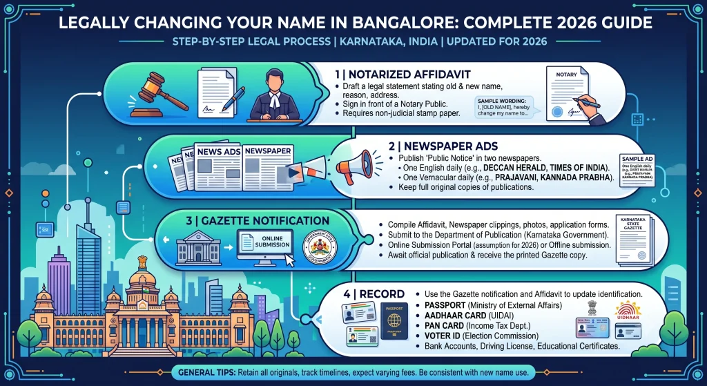 How to Legally Change Your Name in Bangalore 2026