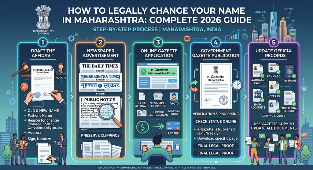 Name Change in Maharashtra: Complete Legal Guide 2026