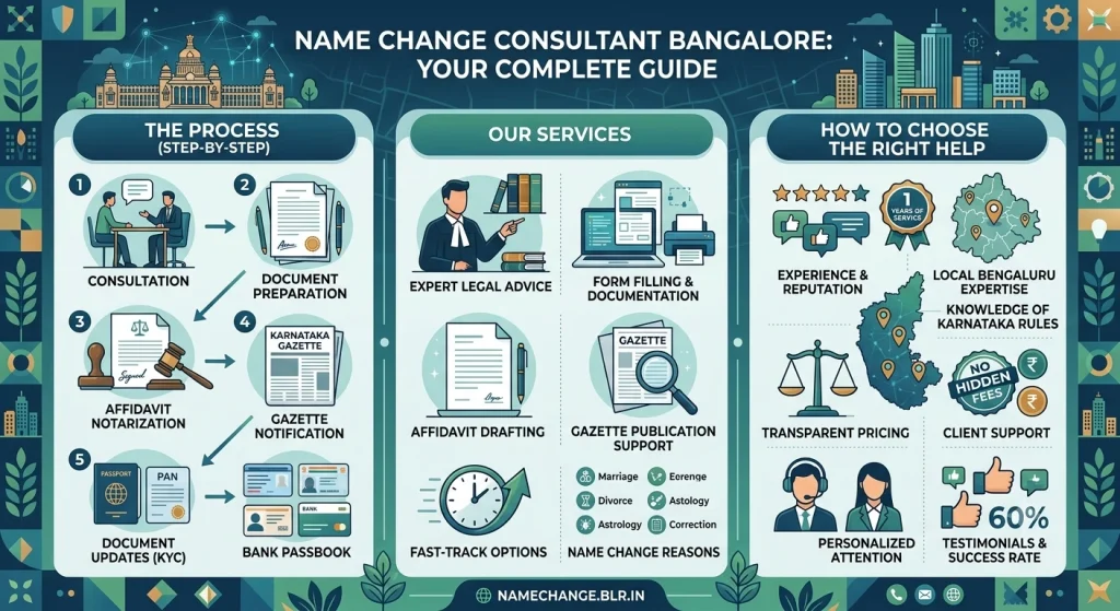 Name Change Consultant Bangalore: Process & Services 2026