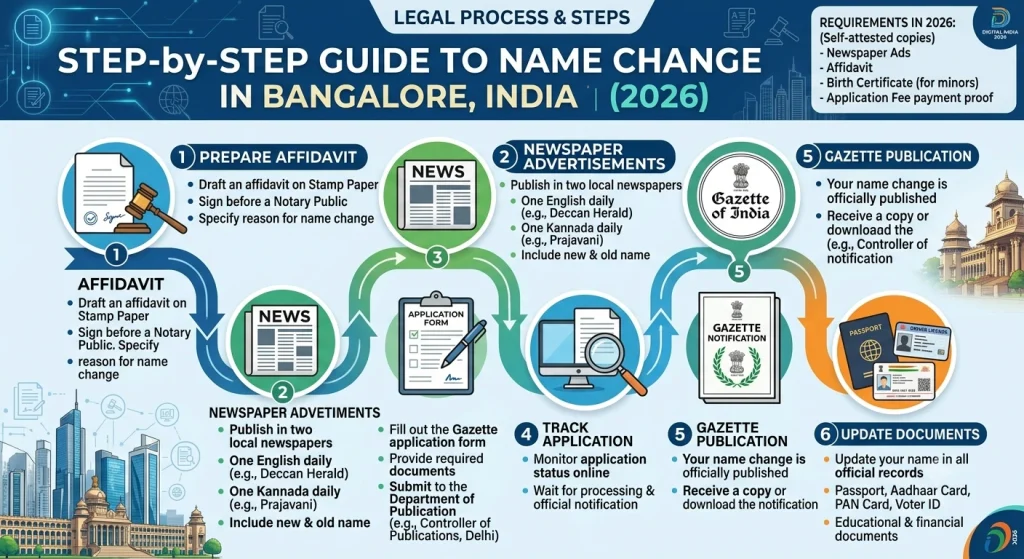 Name Change Process in Bangalore: Step-by-Step Guide 2026
