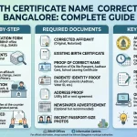 Birth Certificate Name Correction Bangalore: Process & Docs