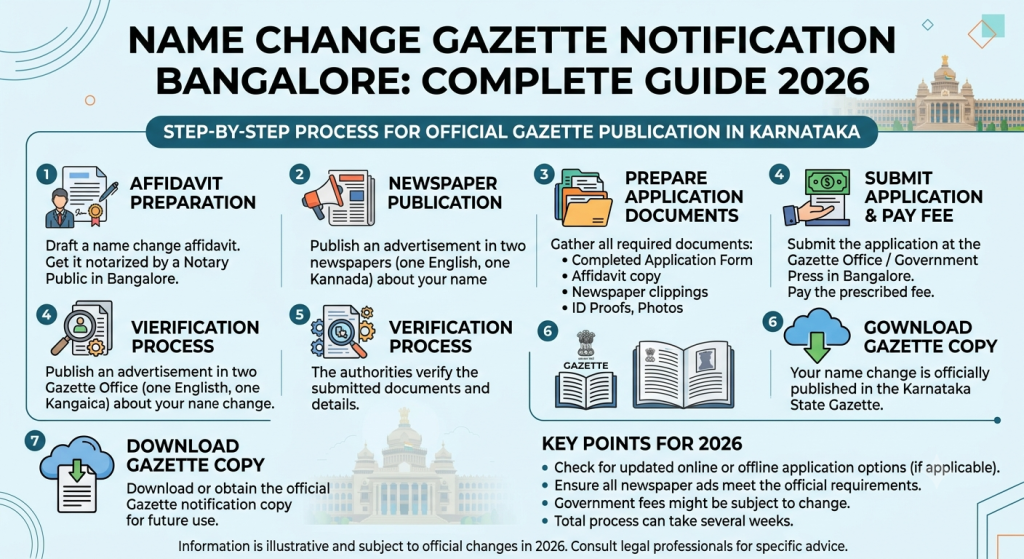 Name Changes Gazette Notification Bangalore: Process 2026