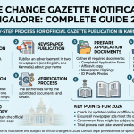 Name Changes Gazette Notification Bangalore: Process 2026