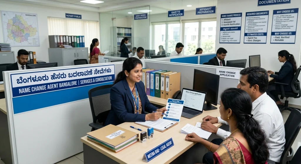 Name Change Agent Bangalore: Process, Services & Cost 2026