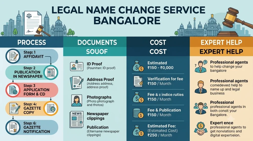 Legal Name Change Service Bangalore: Process & Cost 2026