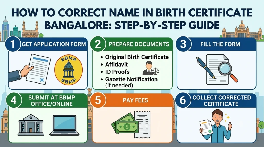 How to Correct Name in Birth Certificate Bangalore 2026