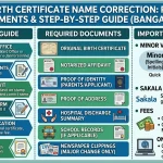 Birth Certificate Correction BBMP Bangalore: Process & Docs