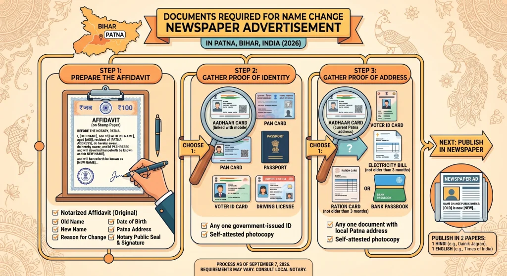Name Change Newspaper Advertisement Documents 2026