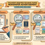Name Change Newspaper Advertisement Documents 2026