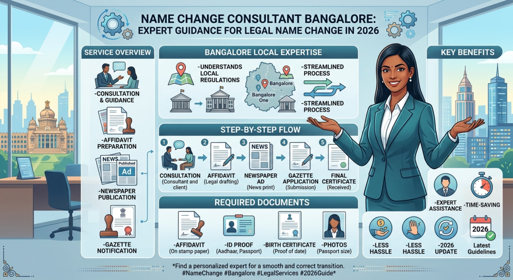 Name Change Consultant Bangalore: Process & Expert Guidance 2026
