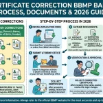 Birth Certificate Corrections BBMP Bangalore: Process 2026