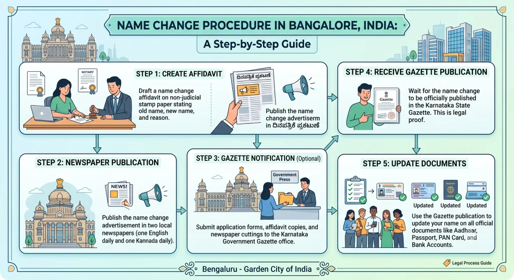 Name Change Procedure in Bangalore: Complete Guide 2026