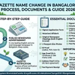 Gazette Name Changes in Bangalore: Process & Documents 2026