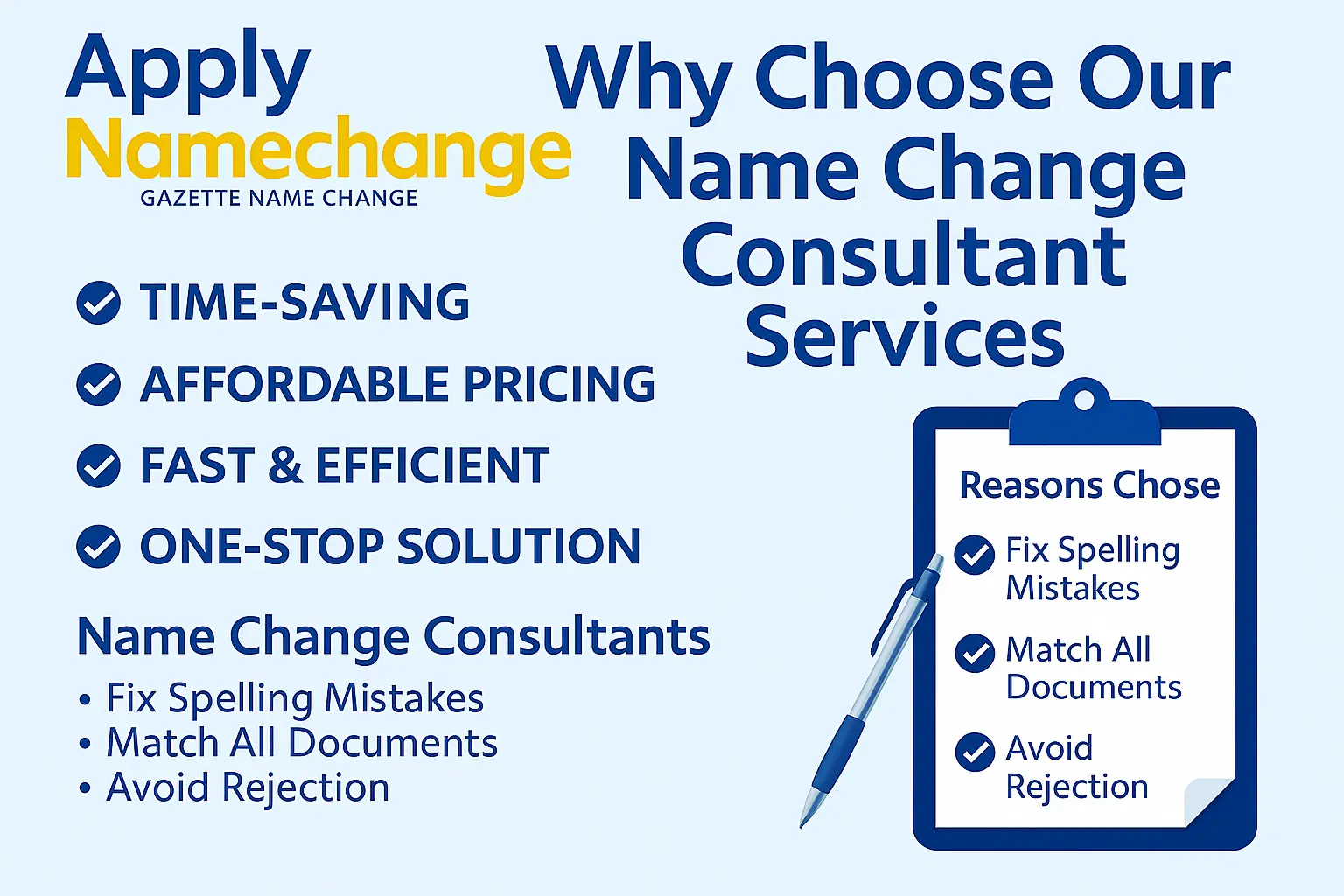 Change of Name Consultant